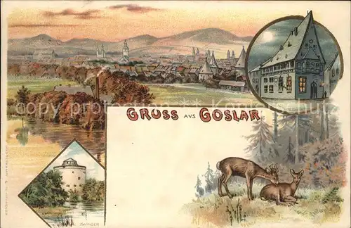 Goslar mit div.Ansichten Kat. Goslar