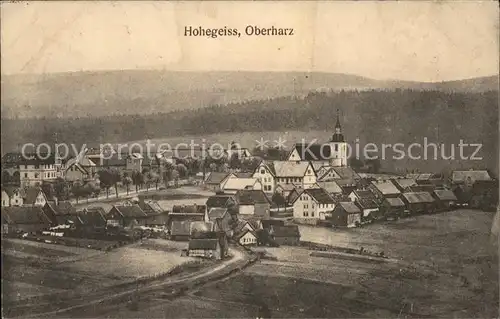 Hohegeiss Harz Gesamtansicht Kat. Braunlage