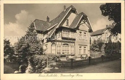 Braunlage Haus Mathilde Kat. Braunlage Harz