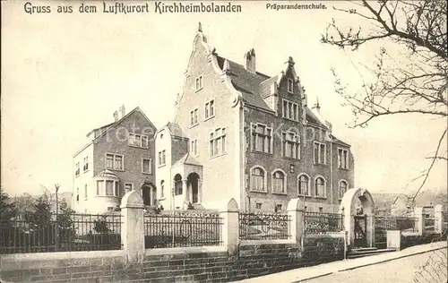 Kirchheimbolanden Praeparandenschule Kat. Kirchheimbolanden