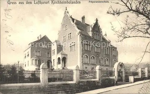 Kirchheimbolanden Praeparandenschule Kat. Kirchheimbolanden