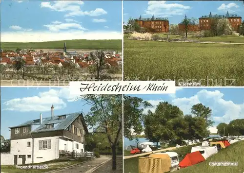 Heidesheim Jugendherberge u.Altersheim Kat. Heidesheim am Rhein