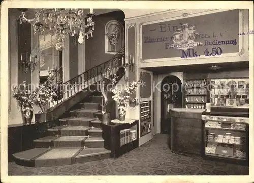 Heidelberg Neckar Innenansicht vom Hotel Konditorei Cafe Wagner Kat. Heidelberg