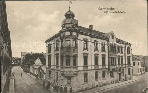 Germersheim Offiziers Gebaeude (Feldpost) Kat. Germersheim