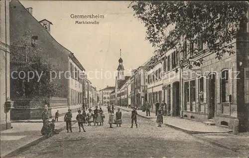 Germersheim Marktstrasse Kat. Germersheim