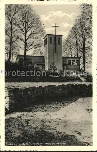 Bad Orb Kirche Kinderdorf Wegscheide im Spessart Kat. Bad Orb