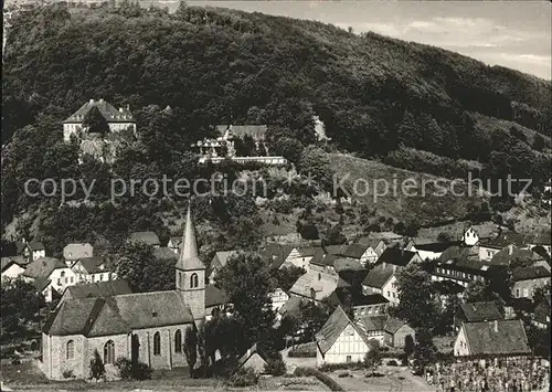 Bilstein Sauerland Ortsblick Kirche / Lennestadt /Olpe LKR