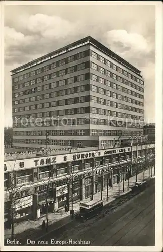 Berlin Europa Hochhaus Kat. Berlin