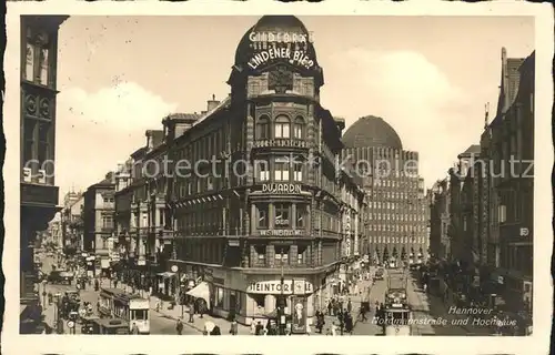 Hannover Nordmannstrasse und Hochhaus Kat. Hannover