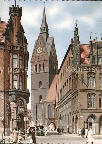 Hannover Altes Rathaus und Marktkirche Kat. Hannover
