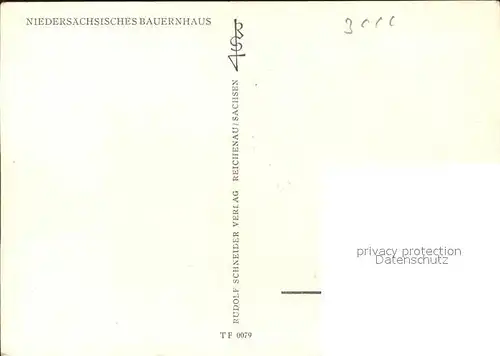 Hannover Niedersaechsisches Bauernhaus Kat. Hannover