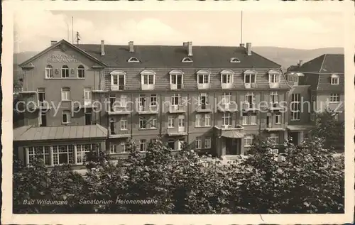 Bad Wildungen Sanatorium Helenenquelle Kat. Bad Wildungen