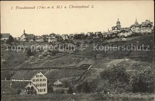 Freudenstadt Schwarzwald Panorama Christophstal