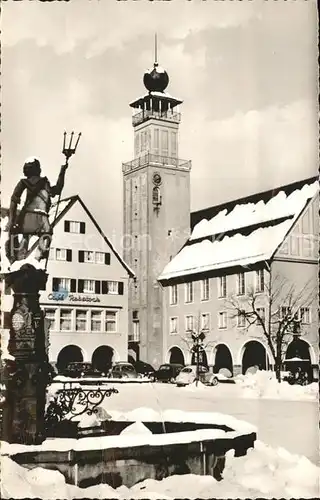 Freudenstadt Schwarzwald Cafe Rebstock Marktbrunnen