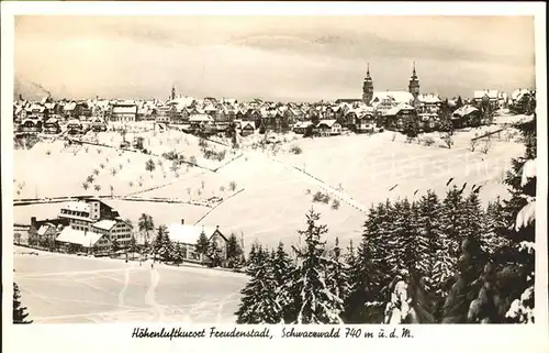 Freudenstadt Schwarzwald Winter Panorama