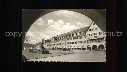 Freudenstadt Schwarzwald Marktplatz Brunnen