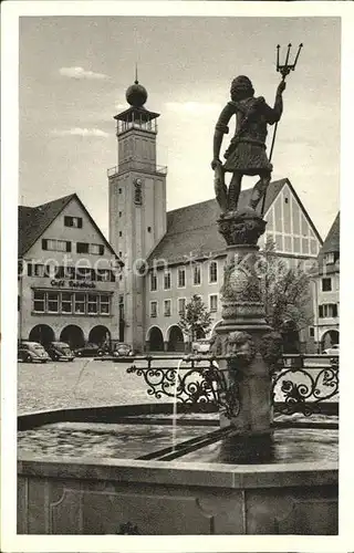 Freudenstadt Schwarzwald Marktplatz Brunnen