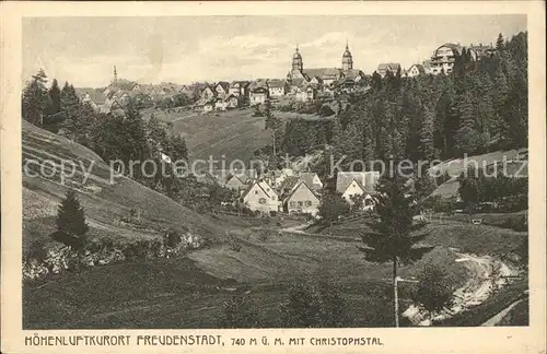 Freudenstadt Schwarzwald mit Christophstal