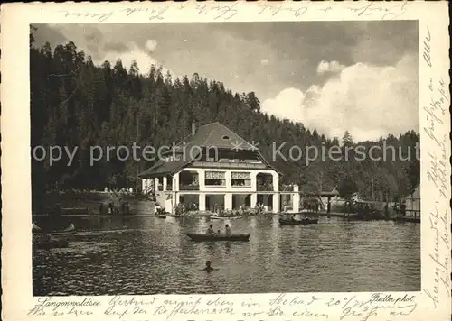 Freudenstadt Schwarzwald Langenwaldseepartie Restaurant