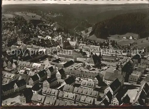 Freudenstadt Schwarzwald mit Kienberg und Christophstal Fliegeraufnahme