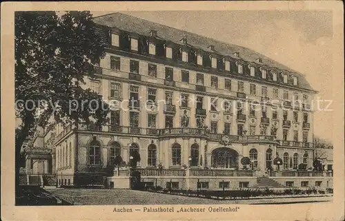 Aachen Palasthotel Aachener Quellenhof Kat. Aachen