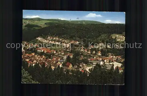 Triberg Schwarzwald Totalansicht Kat. Triberg im Schwarzwald