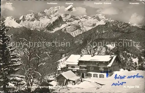 Zugspitze Alpspitze Hochblassen Stuiben Kat. Garmisch Partenkirchen