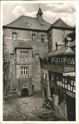 Freusburg Jugendherberge Burghof Kat. Kirchen (Sieg)