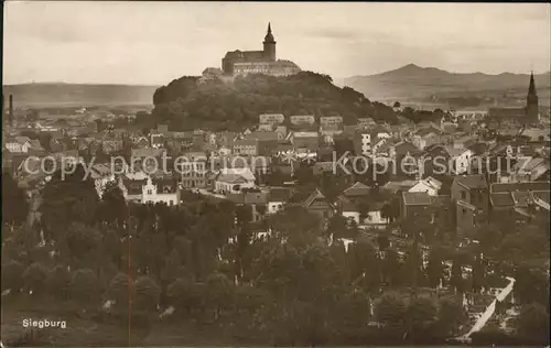 Siegburg Panorama mit Burg Kat. Siegburg