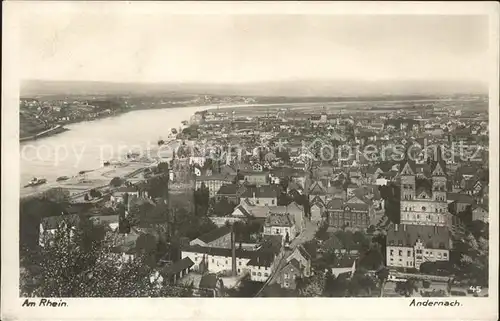 Andernach Rheinpanorama Kat. Andernach