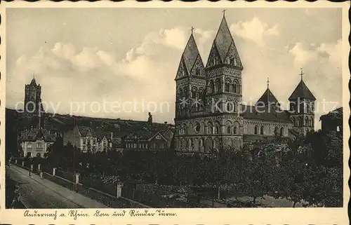 Andernach Dom und Runder Turm Kat. Andernach