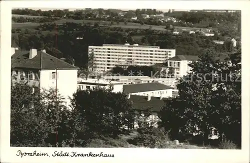 Pforzheim Staedtisches Krankenhaus Kat. Pforzheim