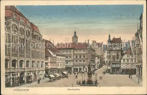 Pforzheim Marktplatz Kat. Pforzheim