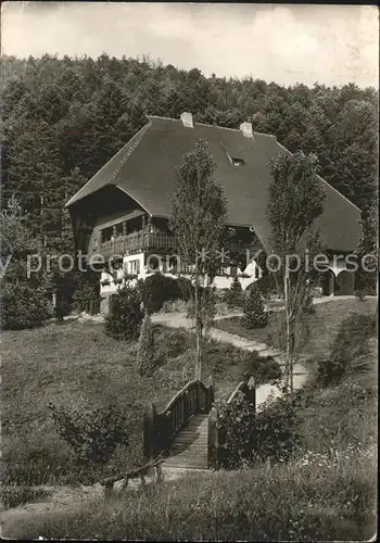 Bad Herrenalb Schwarzwaldhaus im Gaistal Kat. Bad Herrenalb
