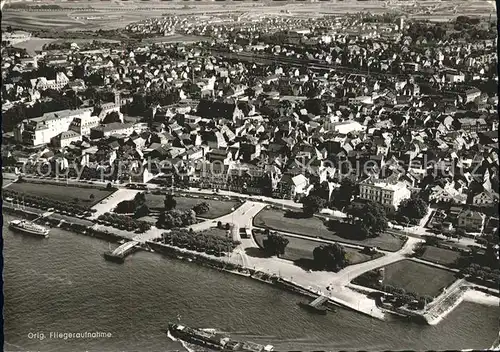 Andernach Fliegeraufnahme Rheinpanorama Kat. Andernach