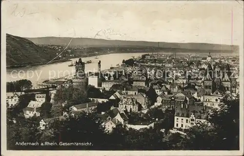 Andernach Rheinpanorama Kat. Andernach