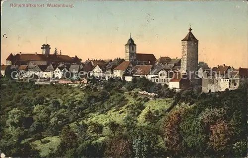 Waldenburg Wuerttemberg Ortsblick Kat. Waldenburg