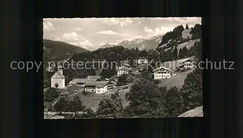 Wamberg Garmisch Partenkirchen Ortsblick Kat. Garmisch Partenkirchen