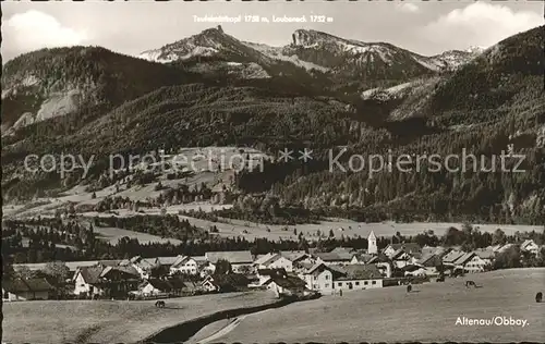 Altenau Oberbayern gegen Ammergauer Alpen Kat. Saulgrub