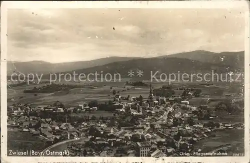 Zwiesel Niederbayern Fliegeraufnahme / Zwiesel /Regen LKR