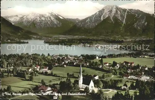 Bad Wiessee mit Tegernsee Wallberg und Bodenschneid Kat. Bad Wiessee