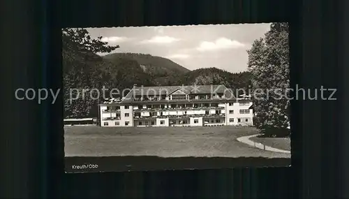 Kreuth Tegernsee Krankenanstalt Dr May Kat. Kreuth