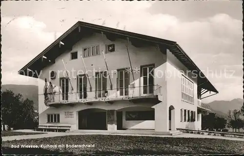 Bad Wiessee Kurhaus mit Bodenschneid Kat. Bad Wiessee