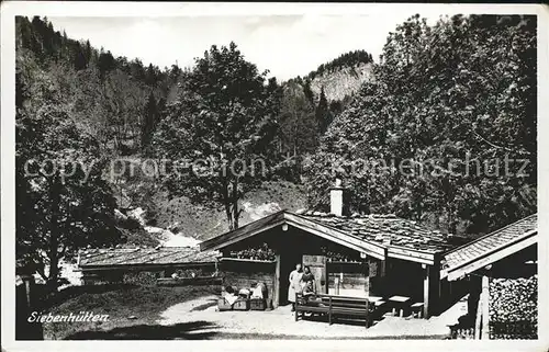 Kreuth Tegernsee Siebenhuetten Kat. Kreuth