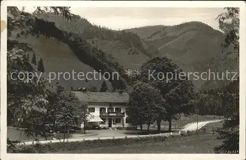 Bayrischzell Grenzgasthaus Baeckeralm Kat. Bayrischzell