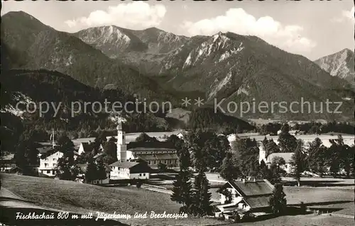 Fischbachau mit Jaegerkamp und Brecherspitze Kat. Fischbachau