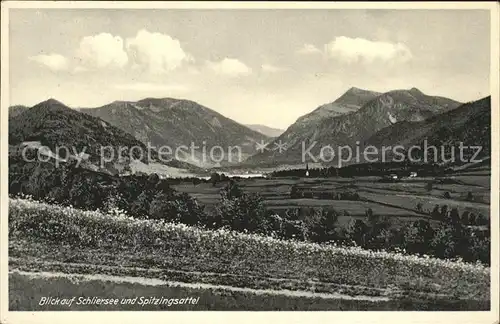 Schliersee mit Spitzingsattel Kat. Schliersee