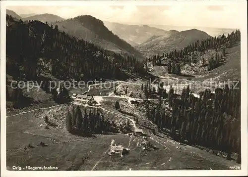 Schliersee Obere Firstalm Fliegeraufnahme Kat. Schliersee