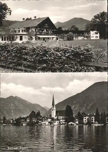 Rottach Egern Haus Demmler Ortsansicht Kat. Rottach Egern