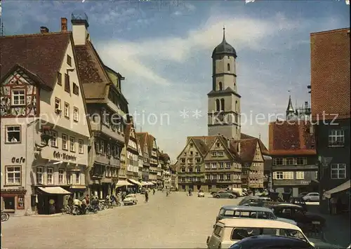 Biberach Riss Marktplatz Kirche Kat. Biberach an der Riss